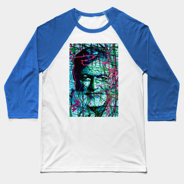 Ernest Hemingway Baseball T-Shirt by Exile Kings 